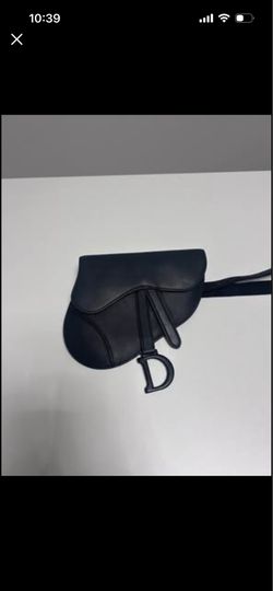 Dior Ultra Matte Calfskin Saddle Belt Bag Black