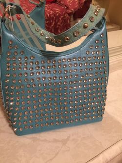 Purse with clear stones
