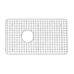 Rohl WSG6307WH 26-1/4-Inch By 15-1/4-Inch Wire Sink Grid For 6307 Kitchen Sinks In White Abcite Vinyl