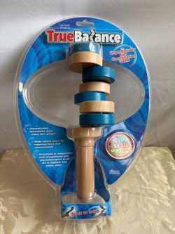 TrueBalance Excite Wooden Magnetic STEM Coordination Game Blue #6582 Sealed