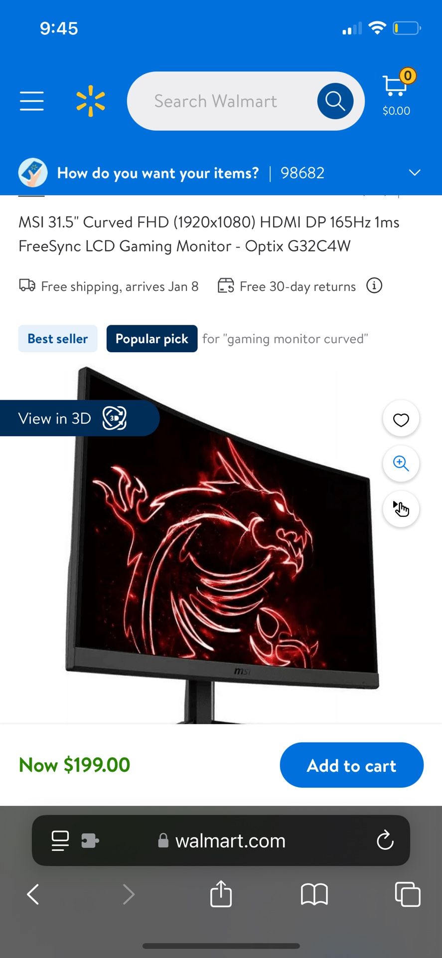32” Gaming Monitors