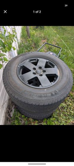 18" Jeep Rims and Tires