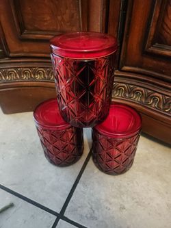 HOME DECOR VELAS ROJAS NUEVAS