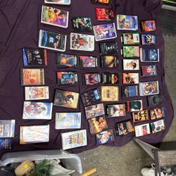 VHS And DVDs For Sale 