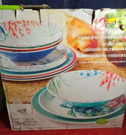Sea Life - 12 Piece - Dinnerware Set