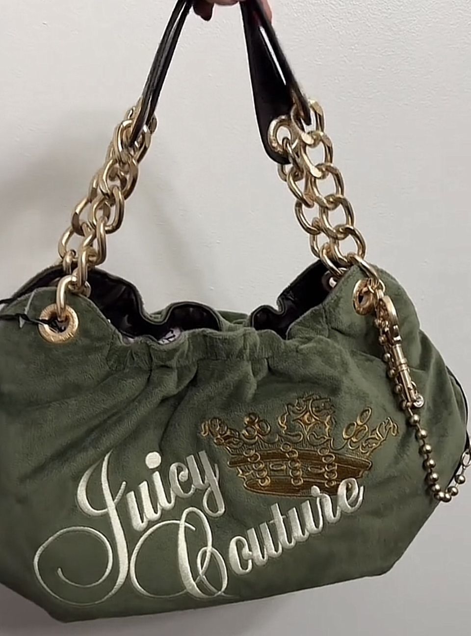 Juicy Couture Green Hobo Bag