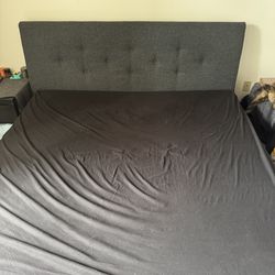 King Size Mattress and Frame IKEA “Idanas”
