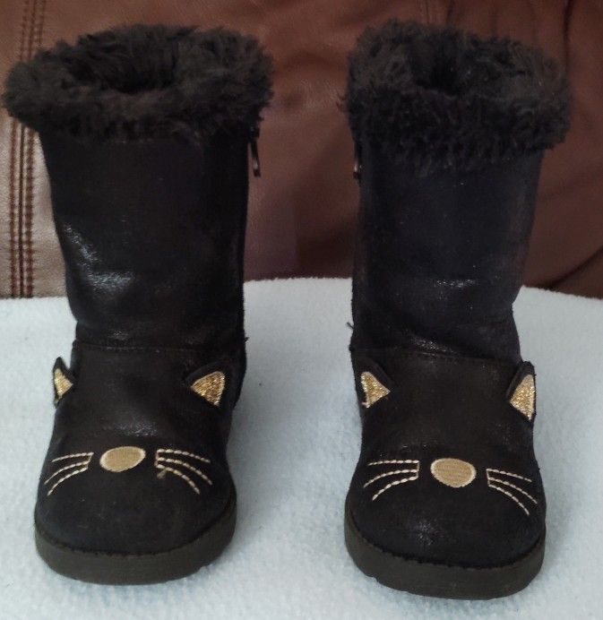 Little Kids Cat Boots - Size 7