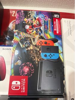 Nintendo switch in box