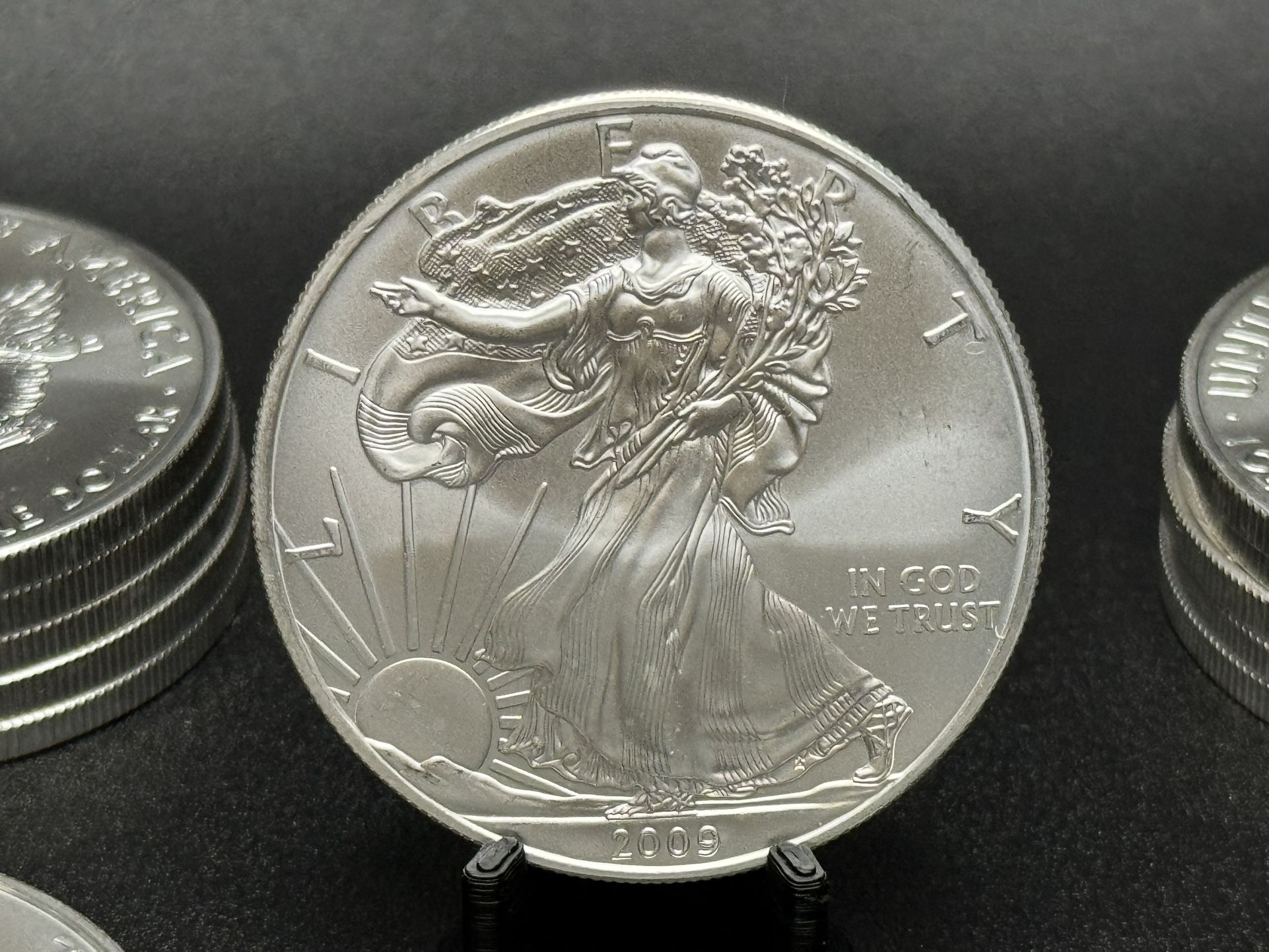 ($7.00 Over Spot) American Silver Eagles – Mixed Years – 1 oz .999 Fine Silver Coins