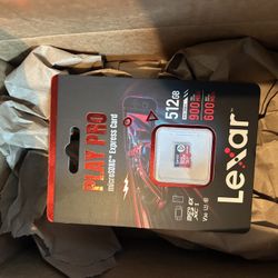 LEXAR PLAY PRO 512gb Microsd-Switch 2