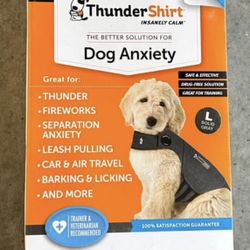 Thundershirt HGMT01 Classic Dog Anxiety Jacket, Size L