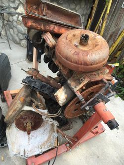 327 Chevy engine and turbo tranny