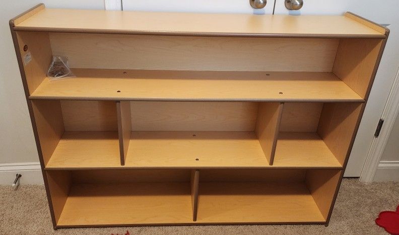 Kids Bookshelf Organizer 3-Shelf Classroom Bookshelf for Kids and Toddlers
