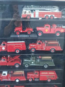 One Of A Kind Antique FireTrucks In Display
