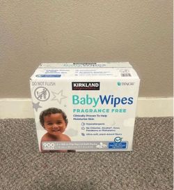 Kirkland Signature Baby Wipes Fragrance Free 900ct