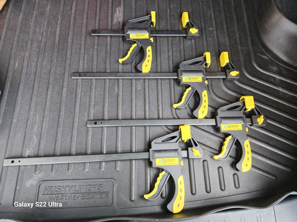4 Trigger/ Bar Clamps 