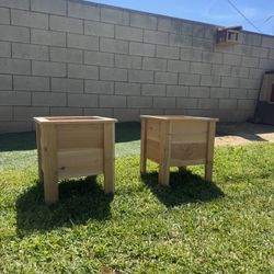 Wood Planters