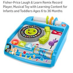 Fisher-Price Laugh & Learn Remix Record Player, Musical Toy with Learning Content *Great Bridge*