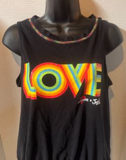 Justice x Airheads Rainbow LOVE Tank Top