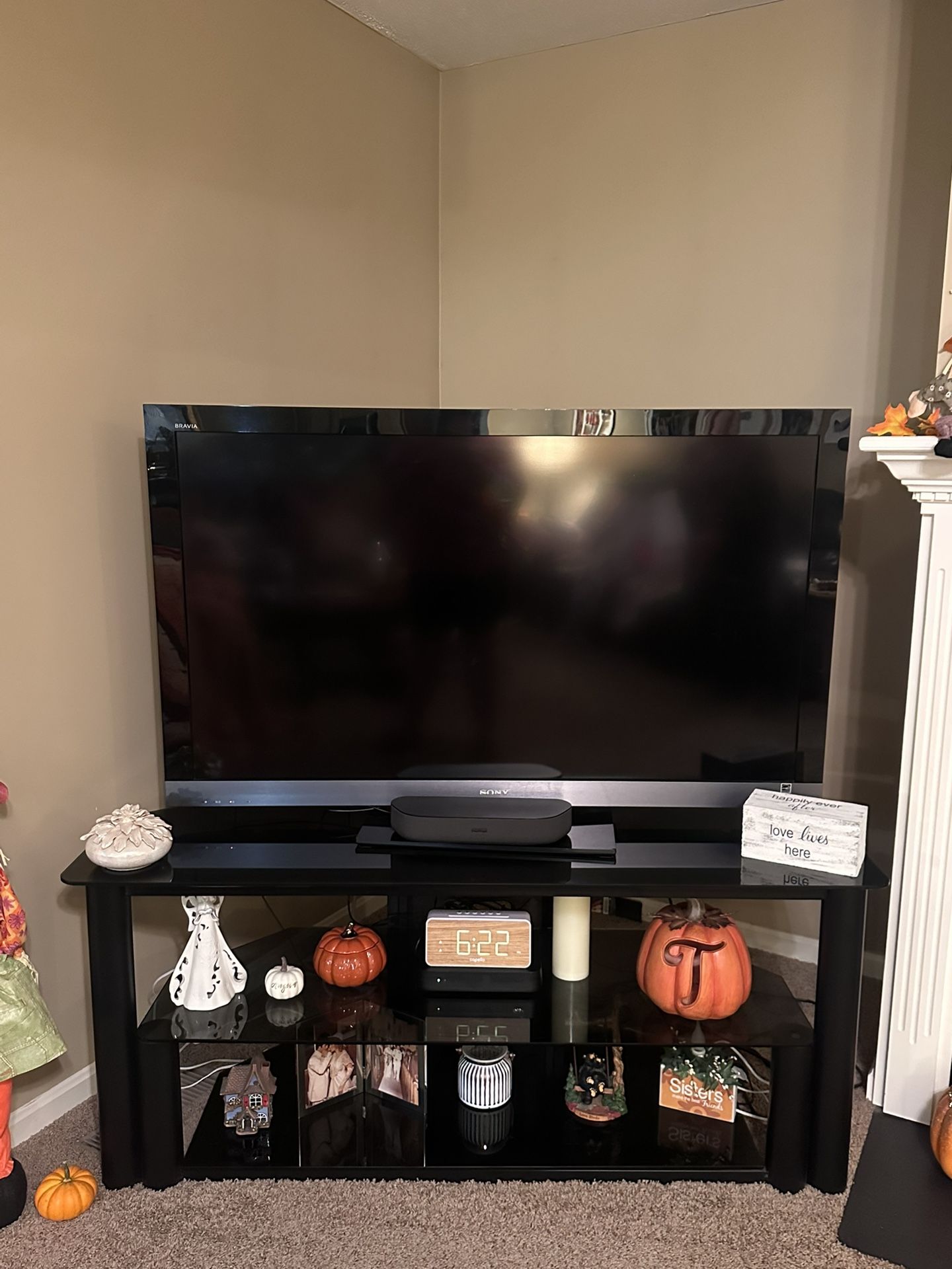 Black TV Stand