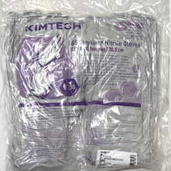 Small (6-6.5) Kimtech G5 Sterling Nitrile Gloves 12”, Exp 2025, FS, 250ct