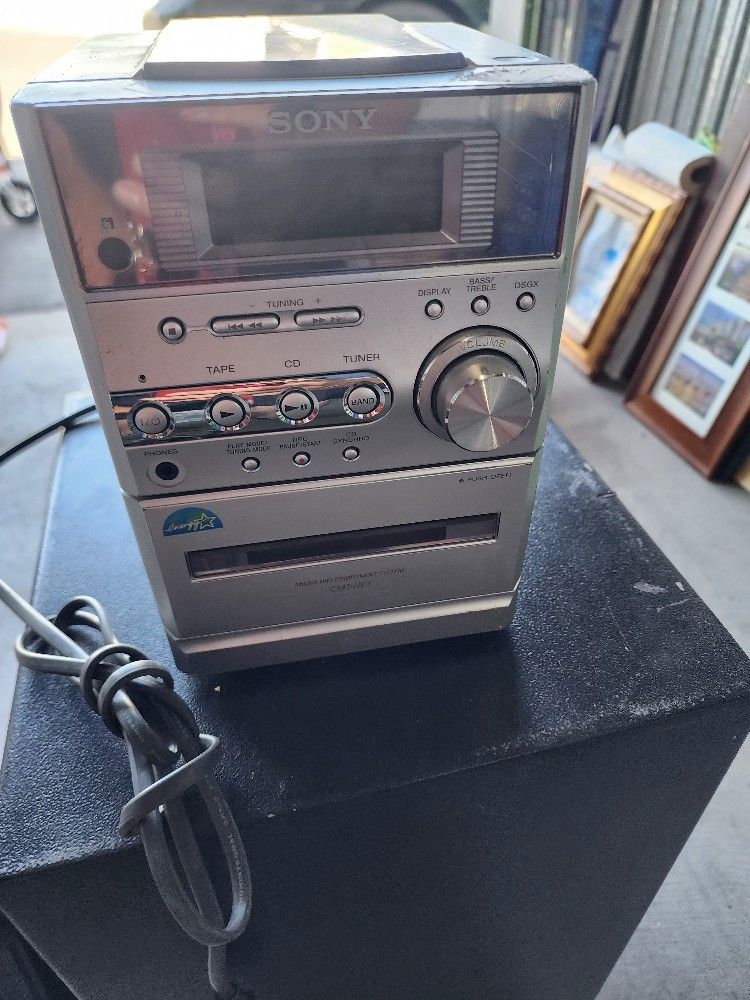 Sony CMT-NE3 HCD-NE3 Micro CD Cassette AM FM HiFi System Only 