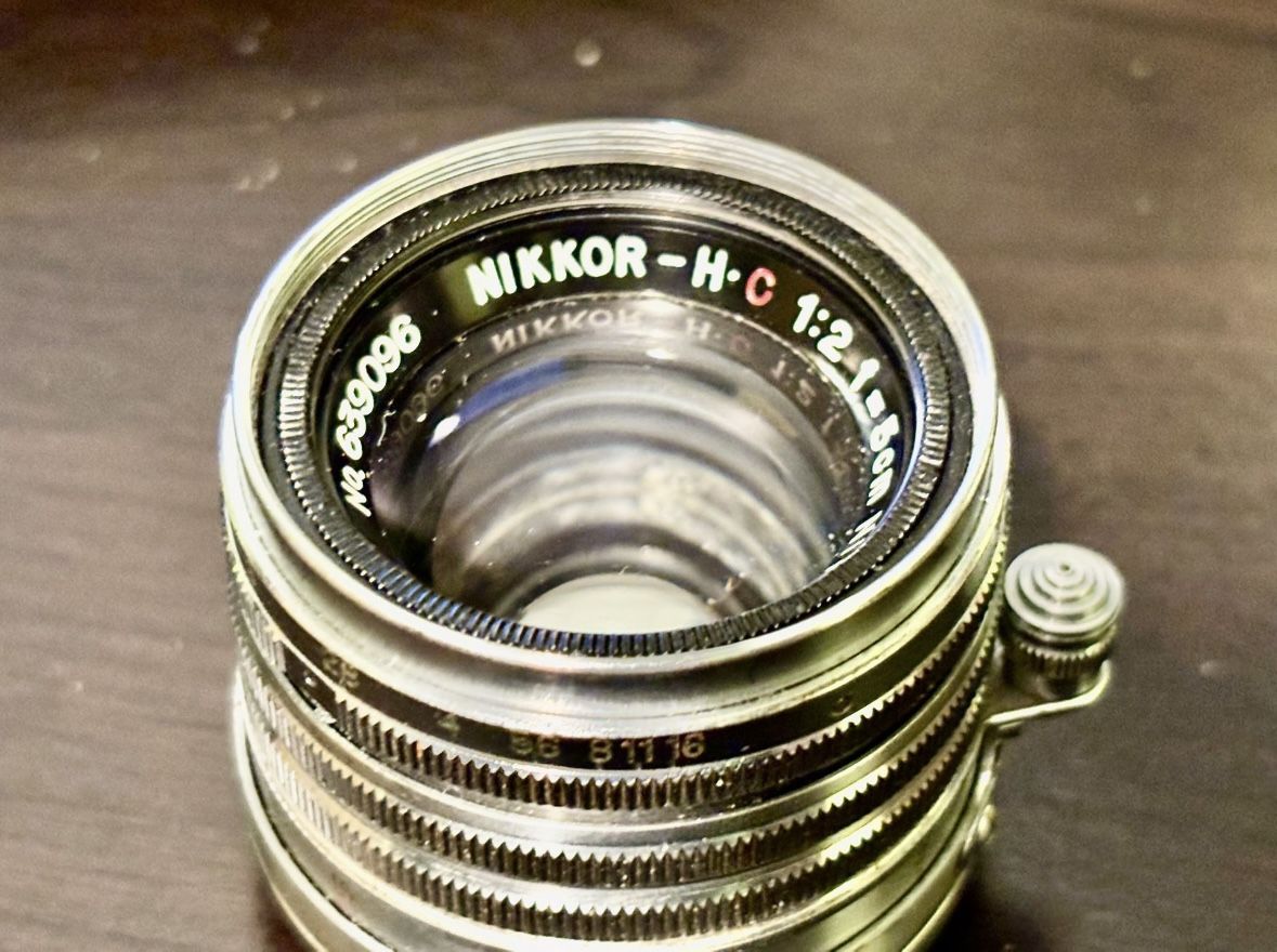 Nikkor Vintage Lens 5 cm , 50 mm