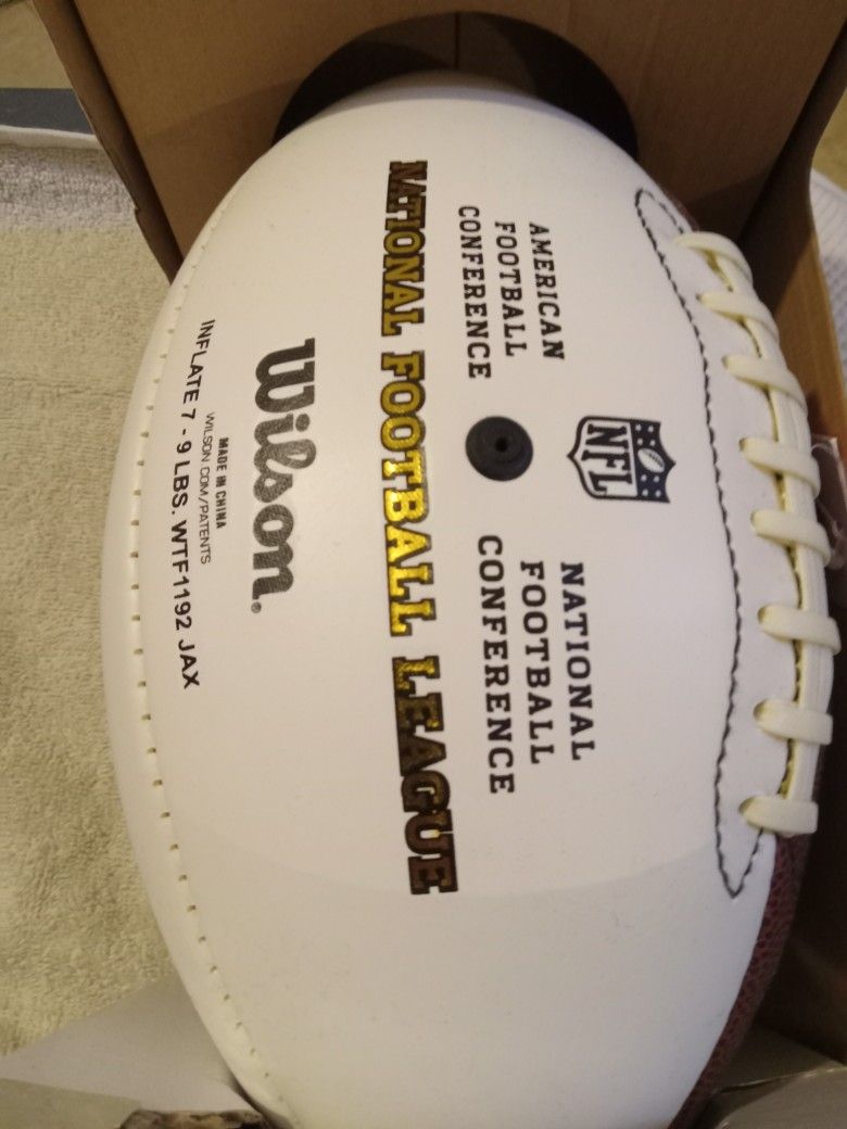 Tom Brady Autographed Football