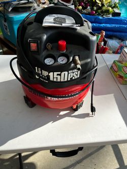 Central Pneumatic 6 Gallon Air Compressor - 1.5 HP, 150 PSI