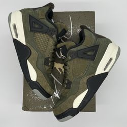 Jordan 4 Olive Craft 