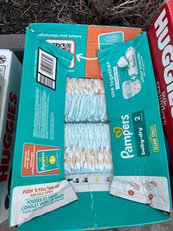 Pampers  2  &3 Diapers Huge mixed Pack