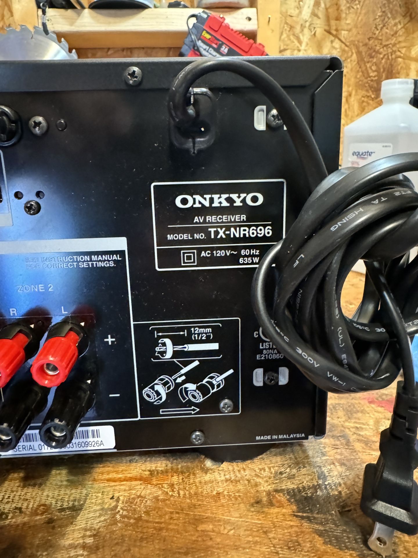 Onkyo Tx-NR696 For Part Only