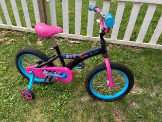 Girls Black 16” bicycle $20