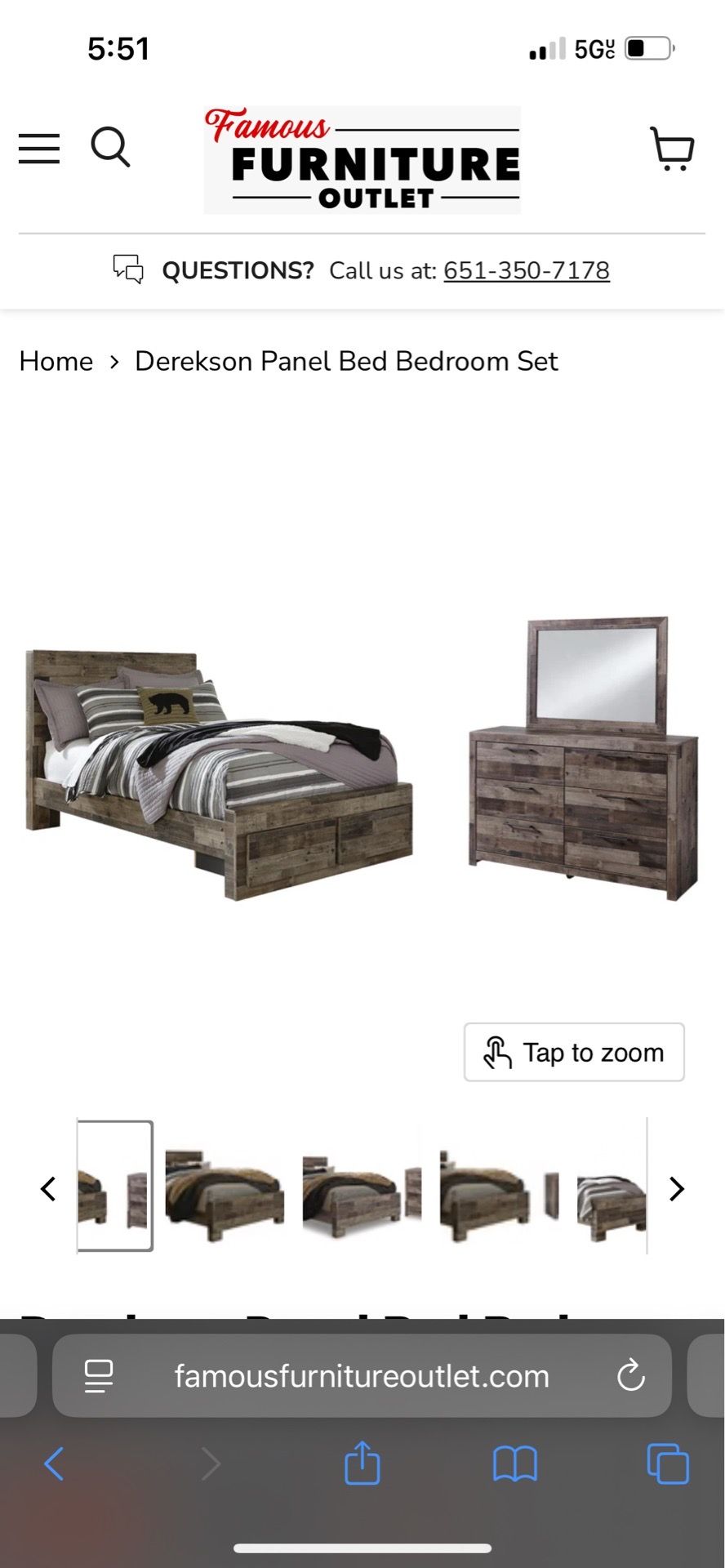 Queen bedroom set