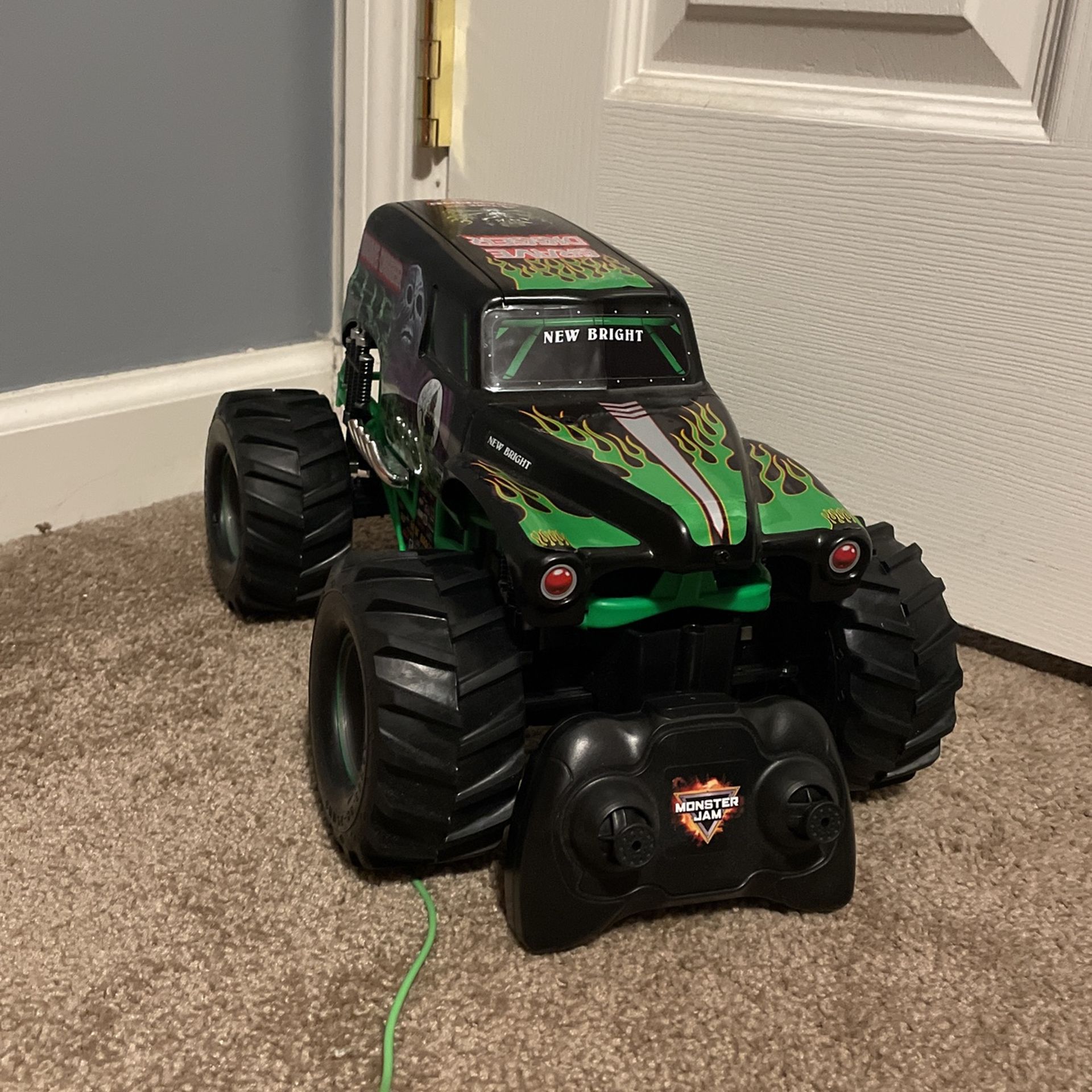 RC Monster Jam Truck For Parts