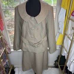 Women’s Vintage Suit Blazer And Skirt Size 18W