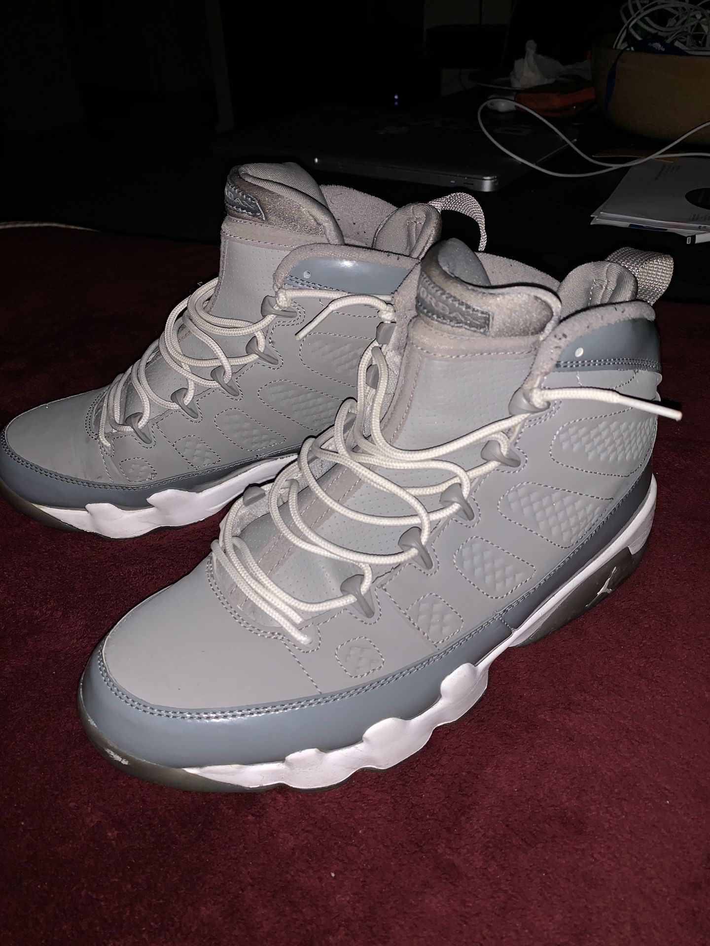 Air Jordan Cool Grey 9s Size 8.5
