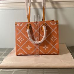 Orange Tote Bag 