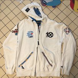 10deep Last Of A Dying Breed Embroidered Zipup Hoodie