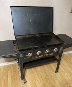 36" BLACKSTONE GRIDDLE COOKING STATION WITH HARD COVER (PLANCHA GRANDE DE 36 PULGADAS CON CUBIERTA)