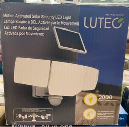 Solar security led light