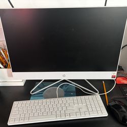 HP desk top and printer