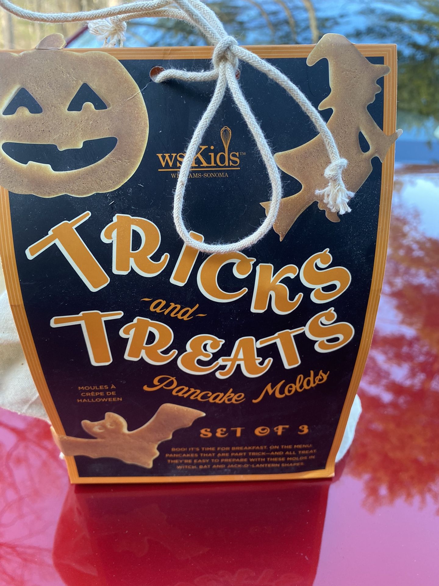 Williams Sonoma Kids Pancake Molds NEW Set Of 3