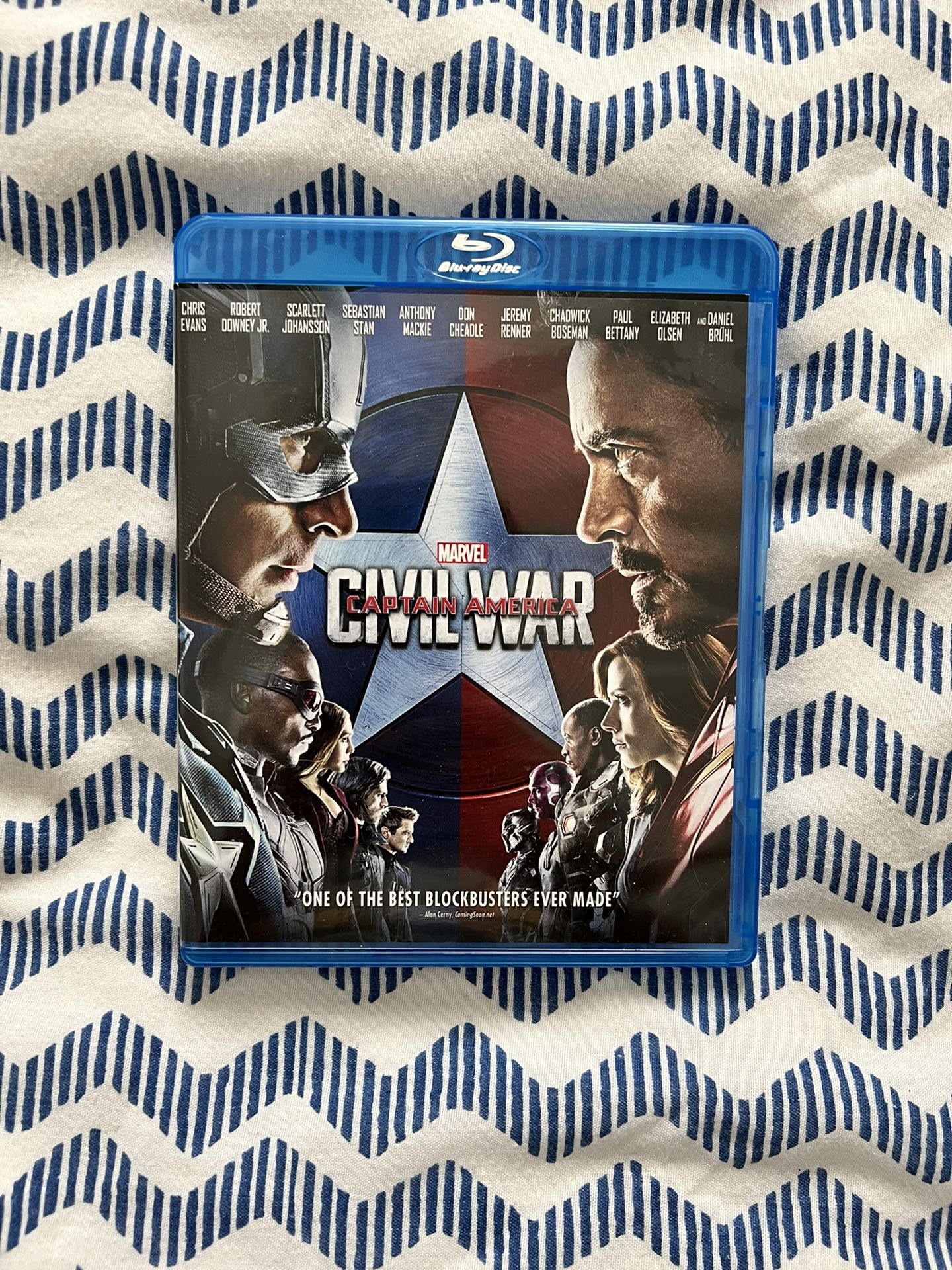 Captain America: Civil War Blu Ray