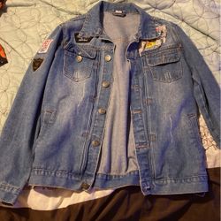 Unisex  Jean Jacket   SMALL