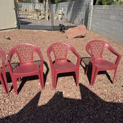 Red Patio Chairs 
