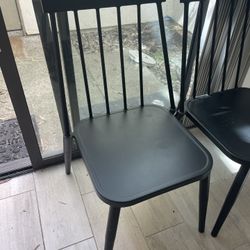Black Metal Side Chairs