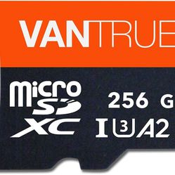 Vantrue 256GB 4K UHD Video High Speed Transfer SD Card