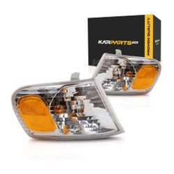 For 2001 2002 Toyota Corolla Pair Driver and Passenger Turn Signal/Marker Light